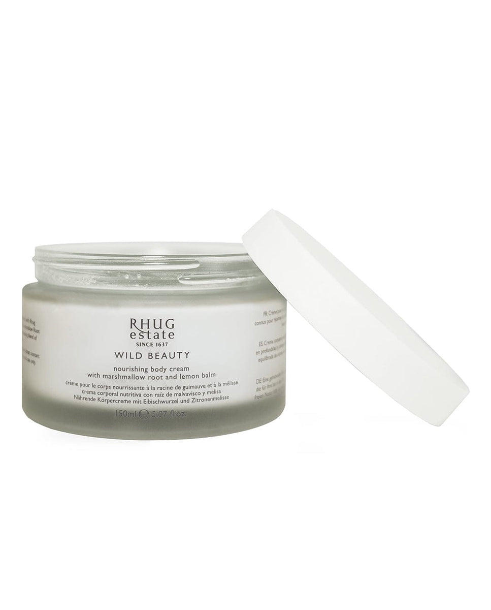 Nourishing Body Cream with Marshmallow Root & Lemon Balm – Rhug Wild Beauty