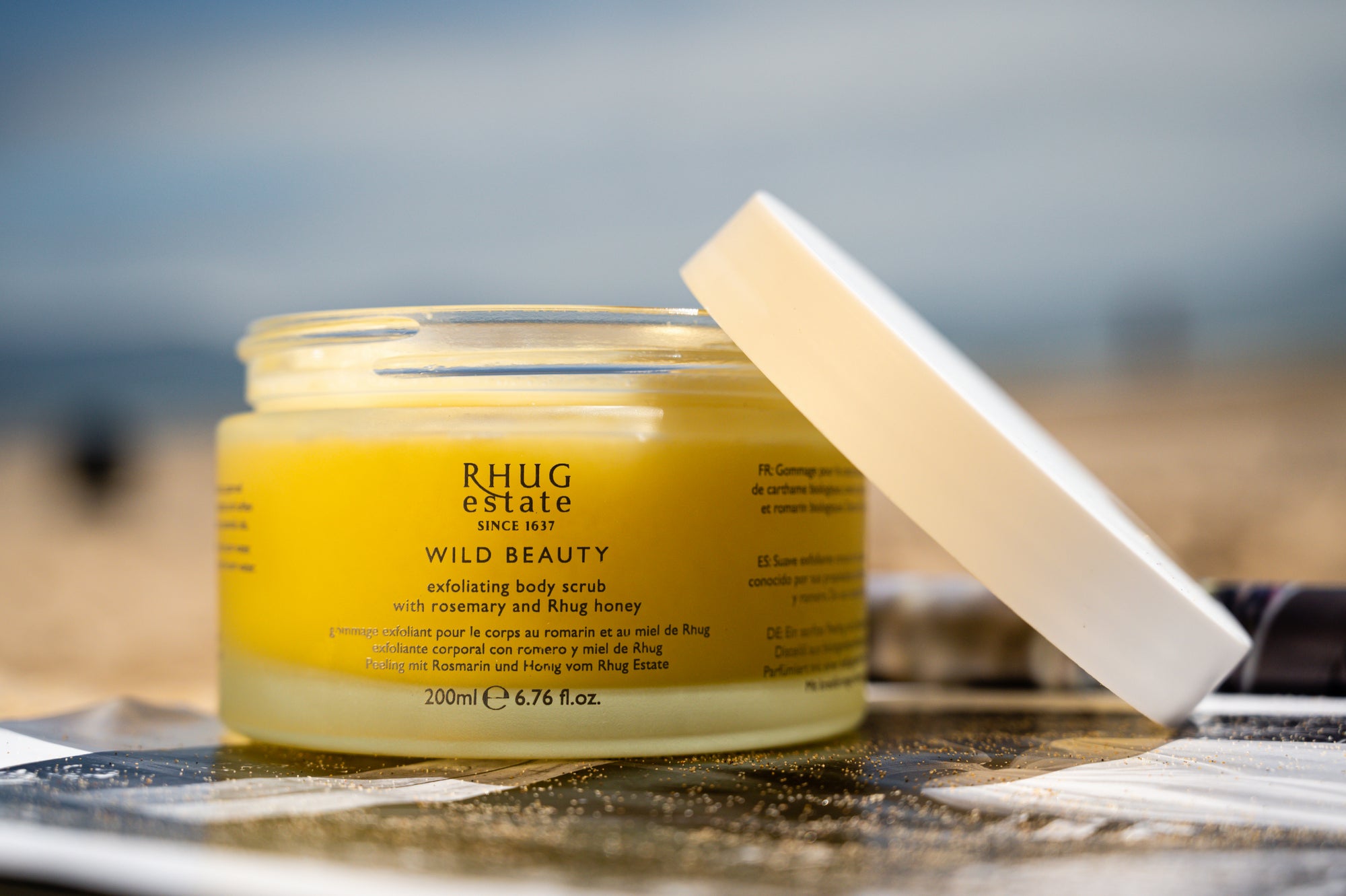 Exfoliating Body Scrub with Rosemary and Rhug Honey