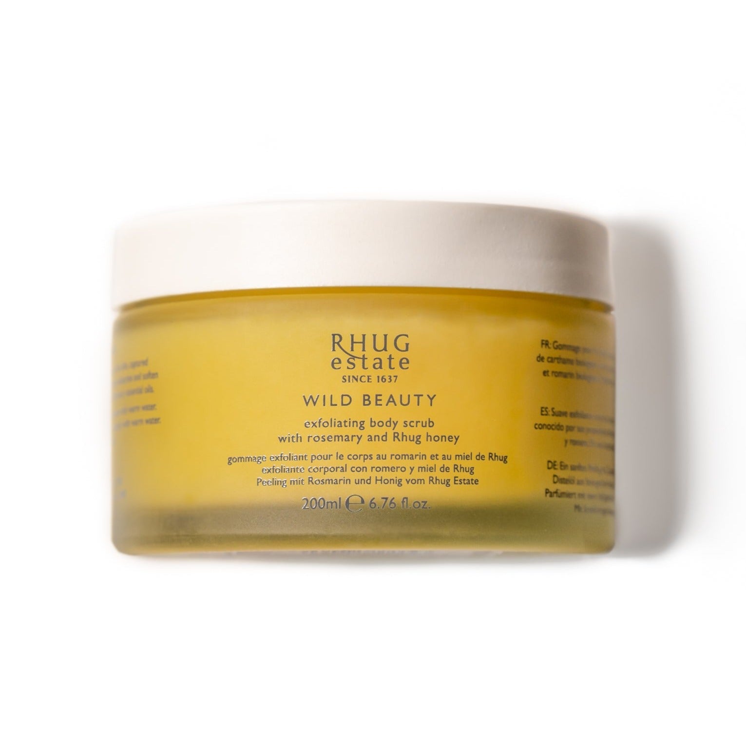 Exfoliating Body Scrub with Rosemary and Rhug Honey